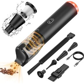 Handheld Vacuum Cleaner for Car,6 in 1 Keyboard Vacuum Cleaner Wireless Handheld,Car Vacuum with 14000PA High Power and TypeC,Portable Vacuum Cleaner for Car,Office and Home Cleaning in Saudi Arabia