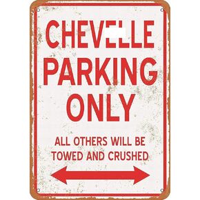 12 x 16 Metal Sign - Parking ONLY - Vintage Look