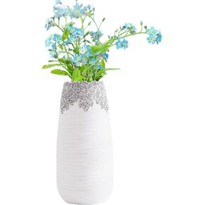 Ceramic Vase, Flower Vase Nordic Minimalism Style, Elegant Vase for Modern Table Shelf Home Decor Round Ceramic Vase for Fireplace Bedroom Kitchen Living Room Office Desk in Saudi Arabia