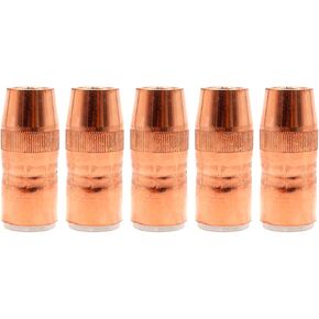 5-PK N-5818C Nozzle Centerfire Large 5/8", 1/8" Recess For Bernard Mig Gun