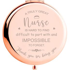 Nurse Gift for Women, Nurse Appreciation Gifts for Her, Nurse Graduation, Nursing School, Mothers Day Birthday Gifts for Nurse Practitioner, Nurse Compact Mirror for Nurse Retirement, Birthday