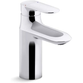 KOHLER 98827-4-CP Kumin Single-Handle Bathroom Sink Faucet In Polished Chrome