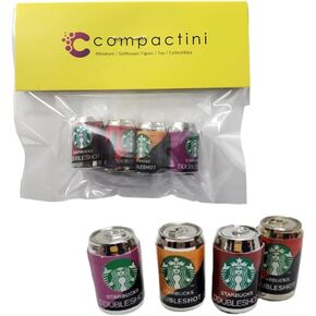 Miniature Model 1:12 Scale Set Dollhouse Accessories Beverage Can Beer Can Miniature Soda Can Miniature Bottle Miniature (V Bottle 2P and Cups 4P)