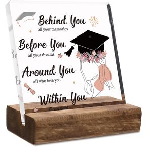 Inspirational Motivational Desk Gifts - Growth Looks Different for Everyone Plant Office Desk Decor, Acrylic Plaque Sign for Home Table Shelf, Positivity Gift for Women Friend Student Coworker