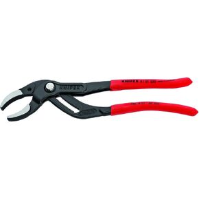 KNIPEX Tools - Pipe Gripping Pliers With Serrated Jaws (8101250), Red