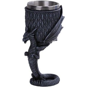 Pacific Giftware Anne Stokes Age of Dragons Winged Dragon Stand Goblet Resin Figurine Statue