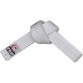 FUJI – Sports Belt, All-Purpose Martial Arts Belt, Judo Belt, Colorful Karate Belt, Durable MMA Belt , White , 6