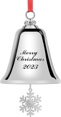 Kyoryuger Christmas Bells Set of 4 Shabby Cow Bells Christmas Bell Ornaments for Christmas Tree Christmas Wreath Hanging Decorative Bells for Doors Walls Windows Rustic Cow Bell Golden in Saudi Arabia