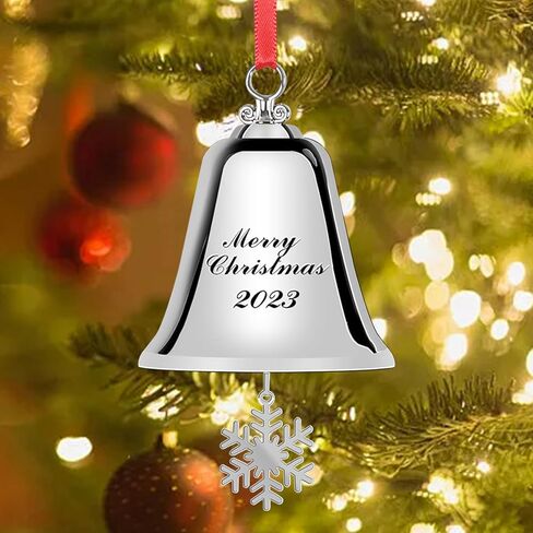 Kyoryuger Christmas Bells Set of 4 Shabby Cow Bells Christmas Bell Ornaments for Christmas Tree Christmas Wreath Hanging Decorative Bells for Doors Walls Windows Rustic Cow Bell Golden in Saudi Arabia