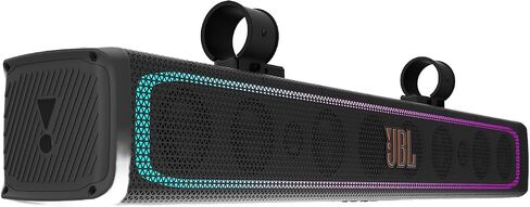 JBL RallyBar - 21" Bluetooth Universal Outdoor Vehicle Soundbar with Built-in 150w RMS Amplifier, LED Lights, IP66 Water & Dust Resistant, Black in Saudi Arabia