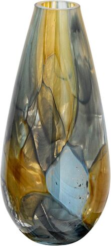 Bloomingville 9.75 Inches Art Glass Organic Shaped, Multi Color Vase in Saudi Arabia