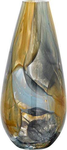 Bloomingville 9.75 Inches Art Glass Organic Shaped, Multi Color Vase in Saudi Arabia