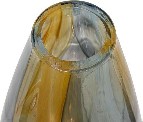 Bloomingville 9.75 Inches Art Glass Organic Shaped, Multi Color Vase in Saudi Arabia