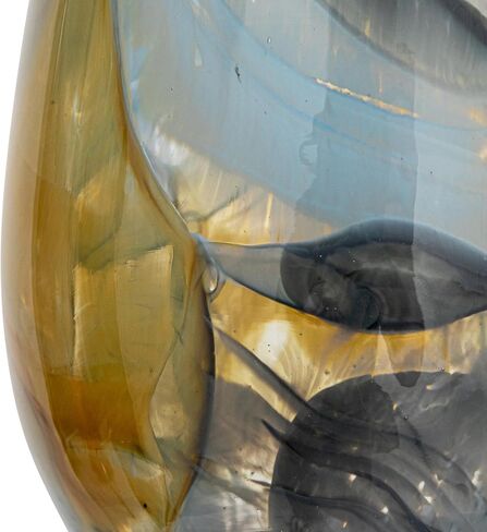 Bloomingville 9.75 Inches Art Glass Organic Shaped, Multi Color Vase in Saudi Arabia