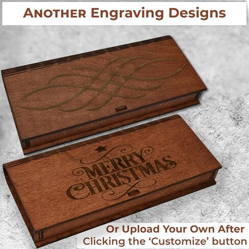 Money Gift Boxes for Cash Birthday - Personalized Wooden Box Money Holder Gift, Custom Engraved Wood Present Box for Wedding, Unique Money Gift Boxes for Cash Christmas, Anniversary, Graduation in Saudi Arabia