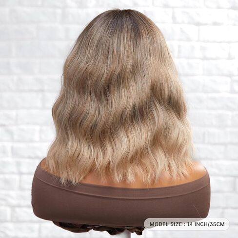 HAIRCUBE 80's طويل مجعد فاتح ذهبي بني باروكة شعر مستعار للحفلات التنكرية زي البالغين الرجال شعر طبيعي in Kuwait