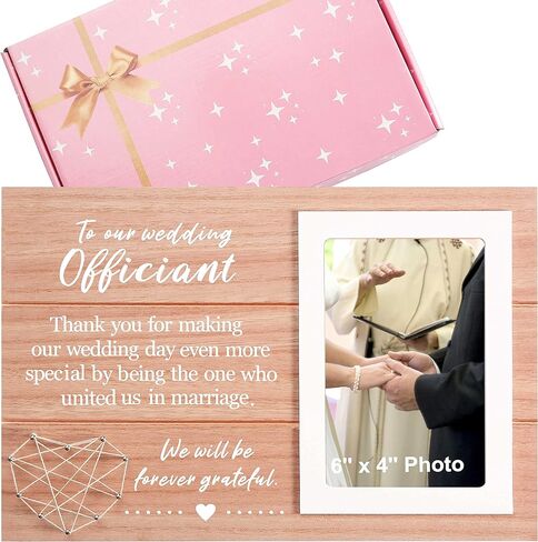 Wedding Officiant Frame Gift From Bride Groom - Wedding Friend Thank You Gift - Wedding Officiant Gift for Men - Thank You for Making Our Wedding Day Even More Special in Saudi Arabia