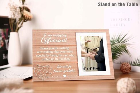 Wedding Officiant Frame Gift From Bride Groom - Wedding Friend Thank You Gift - Wedding Officiant Gift for Men - Thank You for Making Our Wedding Day Even More Special in Saudi Arabia