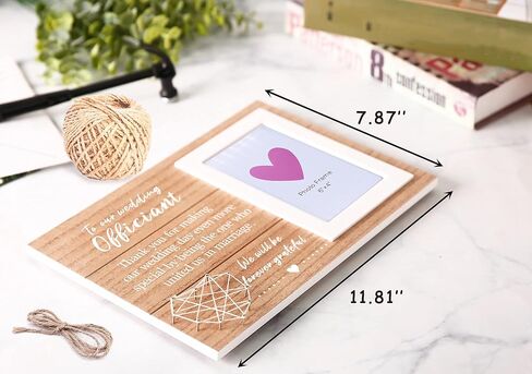 Wedding Officiant Frame Gift From Bride Groom - Wedding Friend Thank You Gift - Wedding Officiant Gift for Men - Thank You for Making Our Wedding Day Even More Special in Saudi Arabia