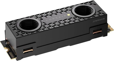 Corsair MP700 PRO 2TB M.2 PCIe Gen5 x4 NVMe 2.0 SSD - M.2 2280 - قراءة تسلسلية تصل إلى 12400 ميجابايت/ثانية - TLC NAND عالي الكثافة - أسود in Saudi Arabia