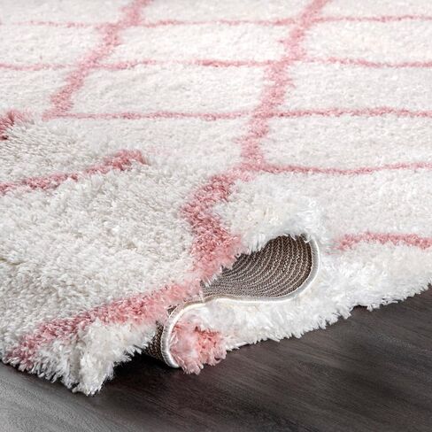 سجادة منطقة NuLOOM Nelda Trellis للأطفال، مقاس 8x10، وردي فاتح in Saudi Arabia