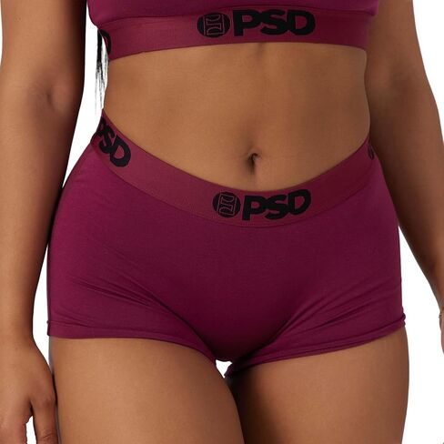 PSD Women's Modal Premium Solid Boy Shorts - Full Coverage Women's Underwear - Comfortable Stretch Panties for Women in Saudi Arabia