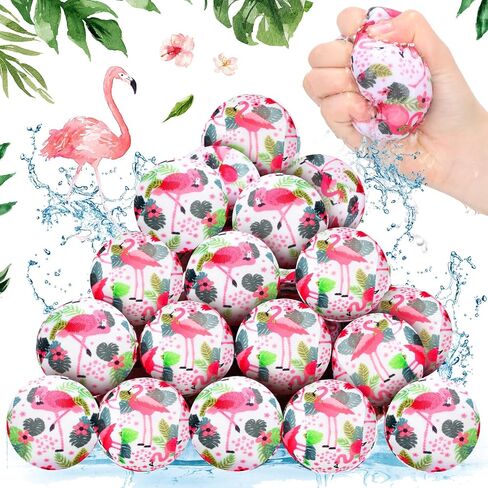 48 Pcs 3 Inch Party Nylon Water Bomb Swimming Pool Water Absorbent Ball Toys, Summer Activities Water Fight Games for Pool Beach Party Favors in Saudi Arabia