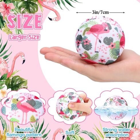 48 Pcs 3 Inch Party Nylon Water Bomb Swimming Pool Water Absorbent Ball Toys, Summer Activities Water Fight Games for Pool Beach Party Favors in Saudi Arabia