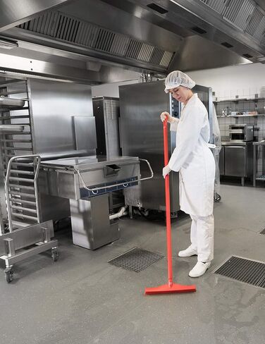 Vikan 71604 Squeegee,Ultra Hygiene,24",PP/RB,Red in Saudi Arabia