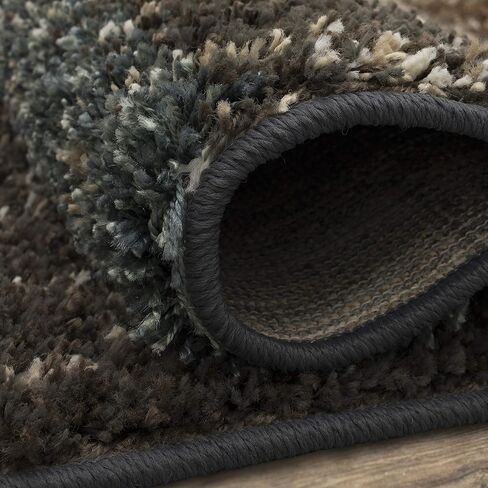 سجادة Mohawk Home Huxley Adobe Abstract Shag Area، 5'x8'، بني/بيج in Kuwait