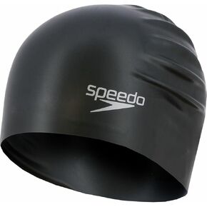 Speedo Long Hair Swim Cap, Comfortable Fit, Hydrodynamic Design, Waterproof Hat