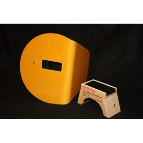 The Original Pancake Welding Hood Helmet w/ Strap - Right Handed