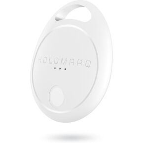 Key Finder Luggage Tracker Works with Apple Find My [Certified, iOS ONLY] A1rTag Alternative, Waterproof, Bluetooth,Lost Mode/Long Battery Life Locate Keys/Handbags/Suitcase/Pets HoloTag (2PACK Black)