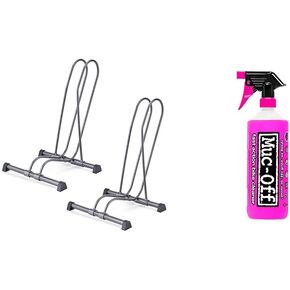 Delta Cycle Single Bike Stand Floor, Tool-Free Adjustable Bike Floor Stand for Mountain, Fat Tire, Road Bikes, Freestanding Bike Stand For Garage Parking