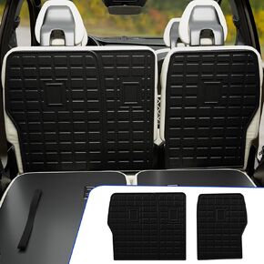 Rongtaod Cargo Mat Compatible with 2021-2024 Kia Sorento Cargo Liner Trunk Mat TPE All Weather Back Seat Cover Protector 2023 Sorento Accessories (Trunk Mat with Backrest Mat)