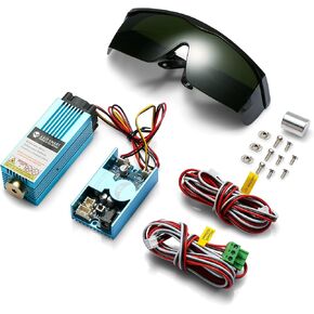 Genmitsu FL55P Laser Module Fixed Focus Laser Module Kit for Genmitsu 3018-PRO, 3020-PRO MAX, ProverXL 4030, 4030V2 & 6050 PLUS CNC Router Machine