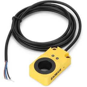 Baomain Ring Proximity Switch Ring Sensor BM-M68-22DP2 PNP, NC(Normally Closed) 22mm Diameter Sensor Screw Machine Feeding Detection and Counting