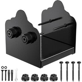 8x8 Post Base, 1Pcs Stainless Steel Adjustable Post Anchor Bracket (Internal 7.8 x 7.5"), Adjustable Post Base for Pavilion Deck Porch Handrail Railing Support Decorative Anchor Plate