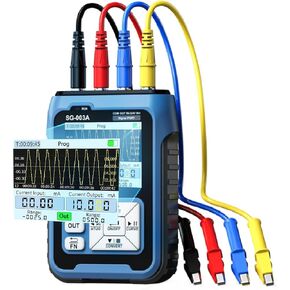 【UPGRADED MODEL SG-003A】WESTOBIG Signal Generator 0-24V 0-24mA Current Voltage Adjustable Analog Simulator, Real-time Curve, Historical Record, Multiple Signal Programmable Function Generator