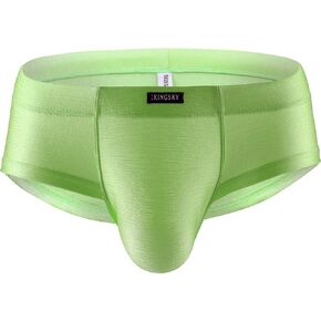 IKINGSKY Men's Seamless Front Pouch Briefs Sexy Cheeky Mens Underwear High Stretch Under Panties in Kuwait