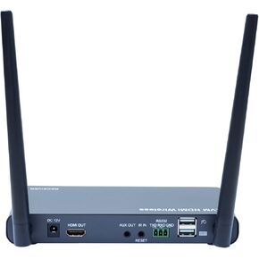 Wireless HDMI Transmitter and Receiver 4K,328ft 2.4G/5.8G Zero-Latency Wireless HDMI Extender with LPCM Audio Format,RS232 and IR for Laptop,PC and TV(W08A)