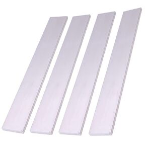 4 قطع 1/4 بوصة (6 مم) × 3 بوصة (75 مم) شريط مسطح من الألومنيوم بطول 12 بوصة. 23 بوصة 6061 لوحة للأغراض العامة، T6511 مخزون مطحنة جديد متين in Kuwait