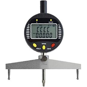 Multi-functions digital radius gauge digital radius indicator Measurement Tool with 10/20/30/60/100mm changeable measuring jaw（Measured diameter range is: 0.2" - 27.5"/5mm-700mm）