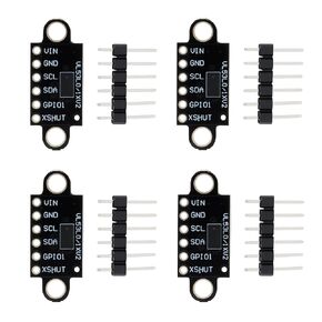 4Pcs VL53L0X Time-of-Flight (ToF) 940nm Laser Ranging Sensor Breakout GY-VL53L0XV2 Distance Measurement Module Fit for Arduino