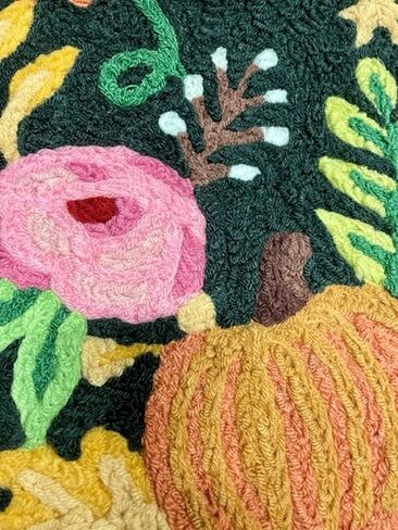 Boho Fall Jellybean 20" x 30" Machine Washable Accent Rug in Kuwait