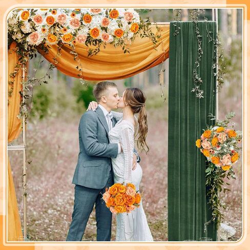 8 Pack Artificial Peony Silk Flowers Fake Peonies Vintage Wedding Bouquets Faux Flowers for Bride Wedding Home Birthday Arrangement Table Decoration (Orange) in Saudi Arabia