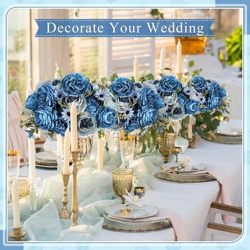 8 Pack Artificial Peony Silk Flowers Fake Peonies Vintage Wedding Bouquets Faux Flowers for Bride Wedding Home Birthday Arrangement Table Decoration (Orange) in Saudi Arabia