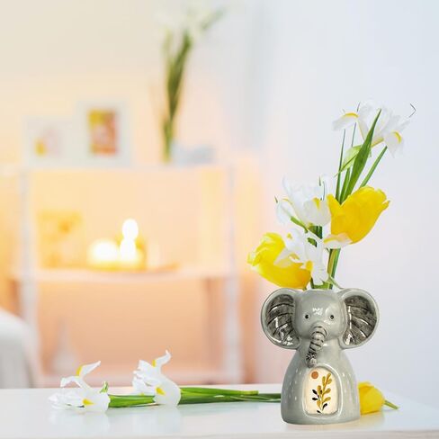 ريد الناشر زجاجة فارغة السيراميك: الزيوت العطرية الناشر زجاجات الملحقات العطر القابلة لإعادة الملء الجرار DIY استبدال مجموعات الناشر ريد، لطيف نمط الغزلان الحرف زهرة زهرية ديكور الحضانة in Kuwait