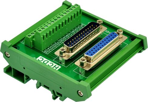 DIN Rail Mount D-SUB وحدة واجهة ذكر وأنثى لوحة القطع الطرفية (DB44HD) in Kuwait