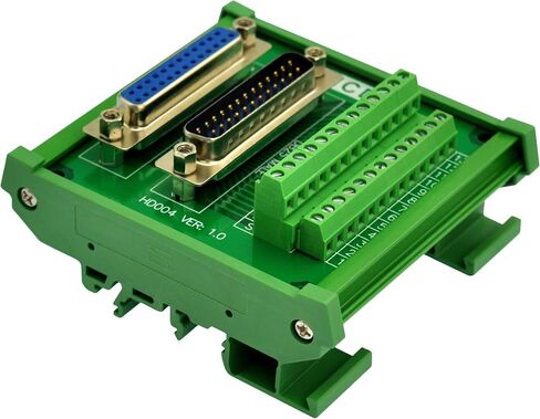 DIN Rail Mount D-SUB وحدة واجهة ذكر وأنثى لوحة القطع الطرفية (DB44HD) in Kuwait